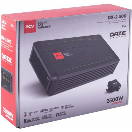 Автомобильный усилитель ACV DX-2.300 V4 - фото 7