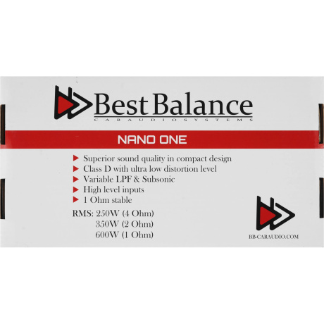 Автомобильный усилитель Best Balance NANO ONE - фото 9