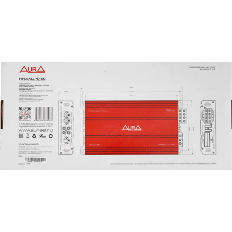 Усилитель Aura FIREBALL-4.190 - фото 9