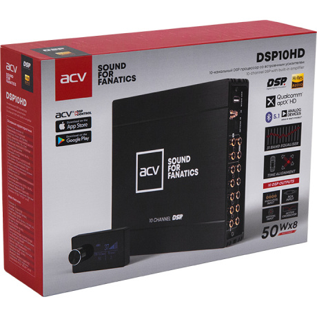 Автомобильный DSP-процессор с усилителем ACV DSP10HD - фото 8