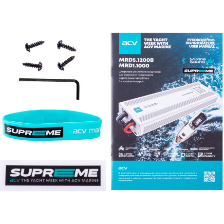 Морской усилитель ACV MARINE SUPREME MRD5.1200B - фото 8
