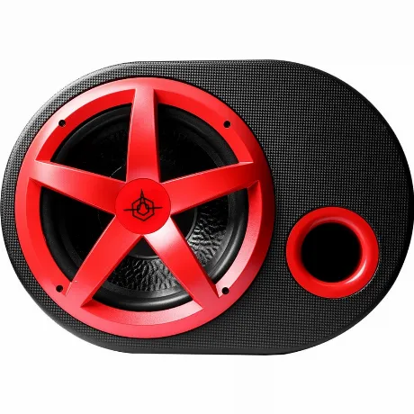 Сабвуфер автомобильный Ural АС-У12А Ураган Овал 300Вт активный (...