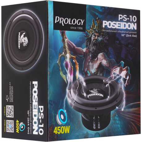 Сабвуферный динамик Prology PS-10 POSEIDON, 4+4 Ом - фото 6