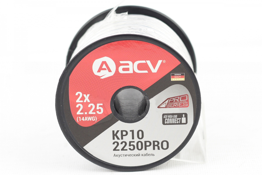 цена Акустический кабель ACV KP10-2250PRO 14AWG/10м (2x2.25)