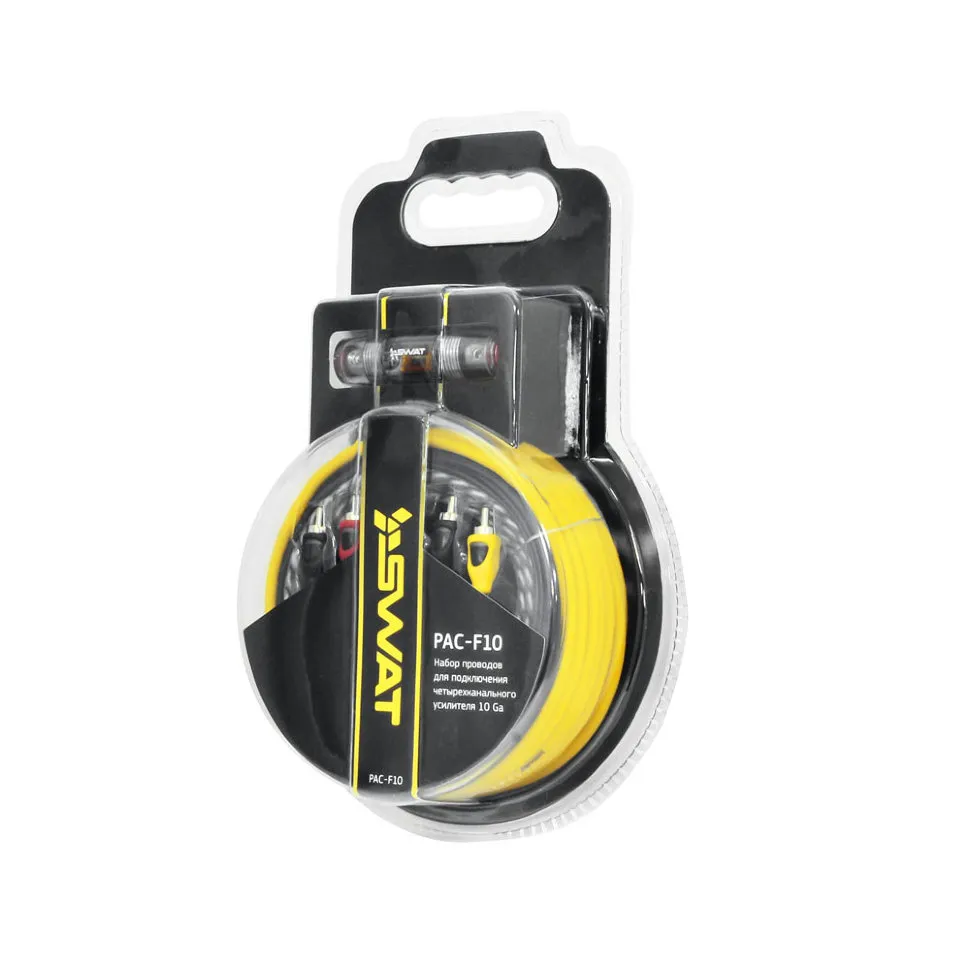 Установочный комплект проводов для усилителя Swat PAC-F10