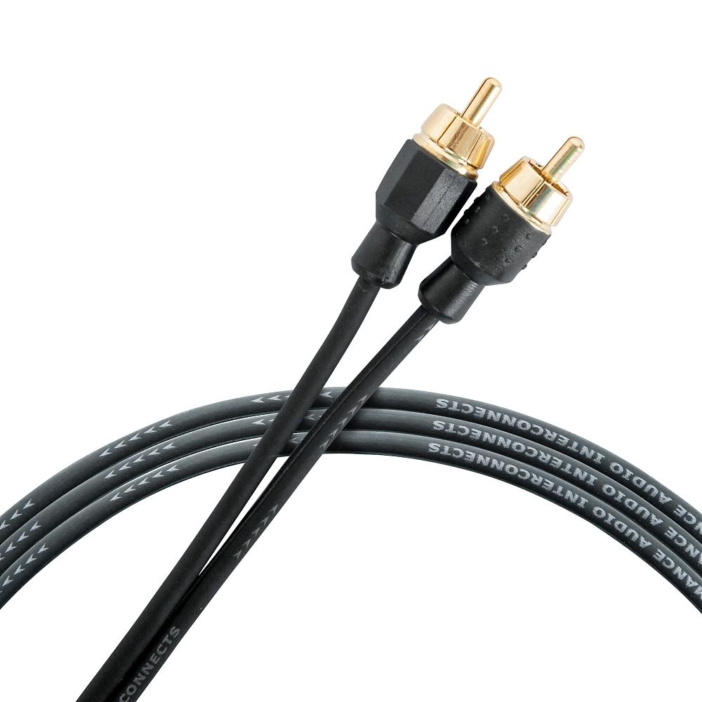Межблочный кабель Kicx ARCA18 кабель аудио 3 5мм 2rca cablexpert cca 458 2 5m переходник 3 5мм штекер на 2rca штекера 2 5 метра чёрный