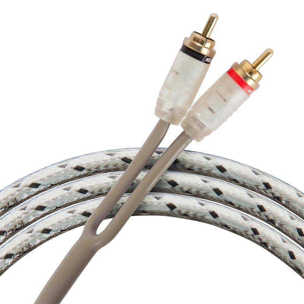 Межблочный кабель Kicx FRCA18 tchernov cable standard 2 ic rca 1 00 m межблочный кабель 2rca 2rca