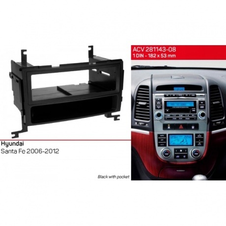 Рамка переходная C-quence 281143-08 Hyundai Santa Fe - фото 4