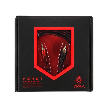 Межблочный кабель Ural КМ 2RCA МТ5М - фото 2