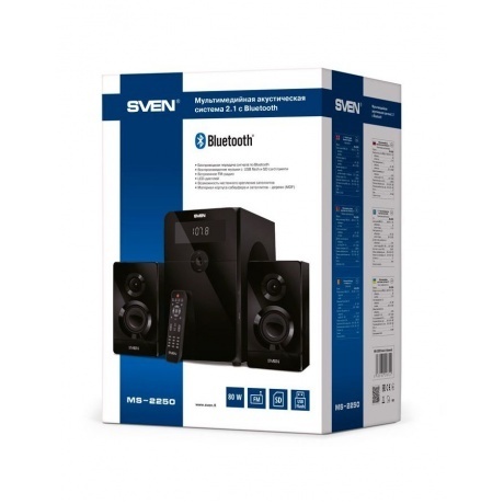 Акустическая система Sven MS-2250 2.1 черный - фото 8