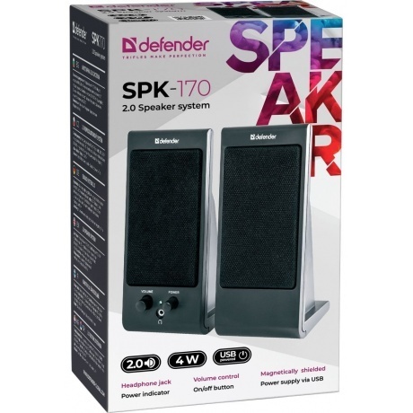 Акустическая система Defender SPK-170 (65165) Black - фото 2