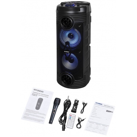 Минисистема Hyundai H-MC170 черный - фото 7