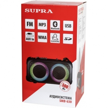 Минисистема Supra SMB-630 черный 70Вт FM USB BT SD - фото 11