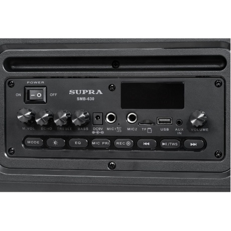 Минисистема Supra SMB-630 черный 70Вт FM USB BT SD - фото 6
