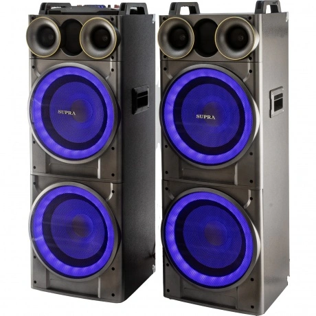 Минисистема Supra SMB-2150 черный 1200Вт FM USB BT SD