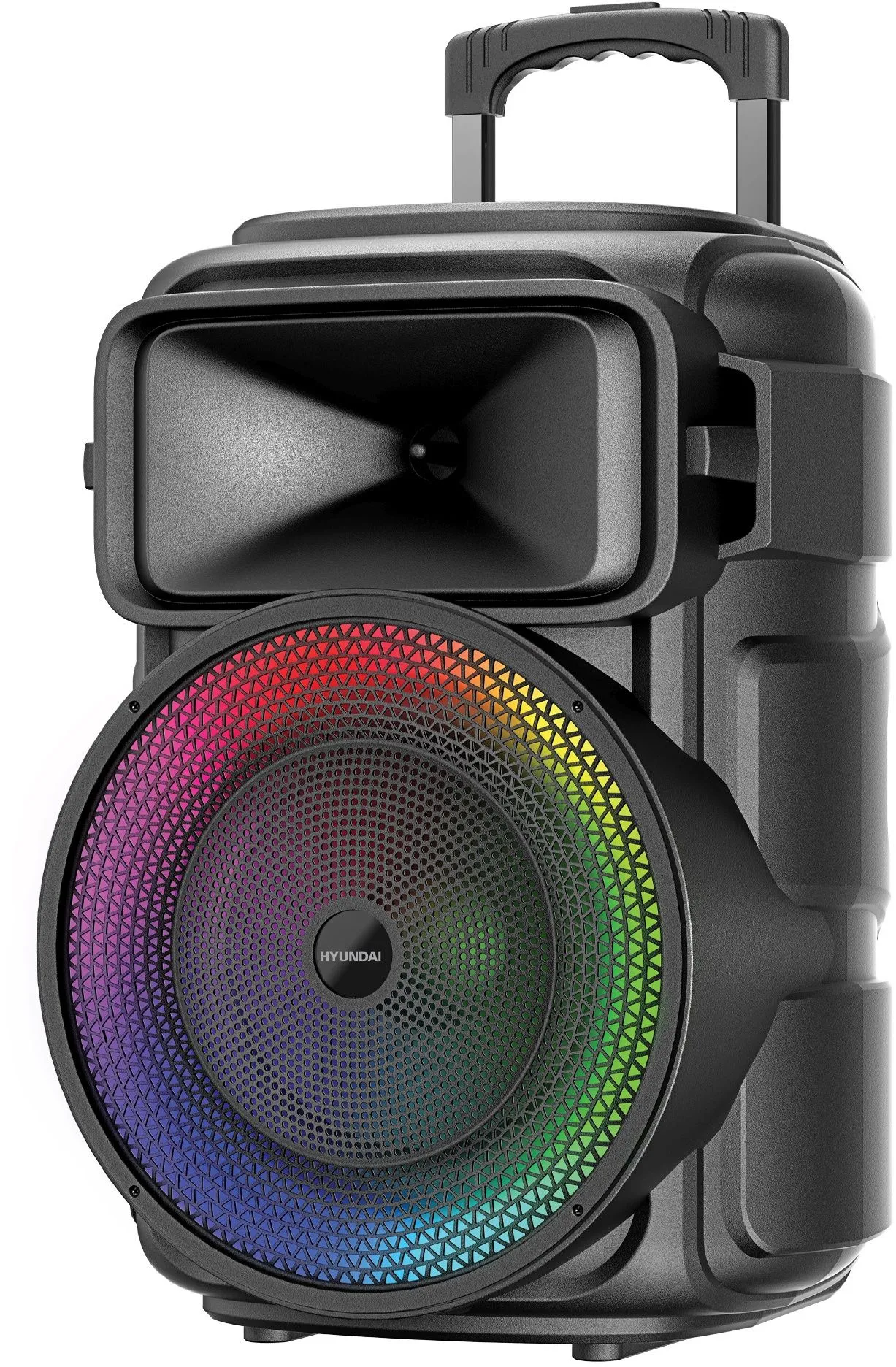 Минисистема Hyundai H-MC1298 черный 17Вт FM USB BT micro SD - фото 1