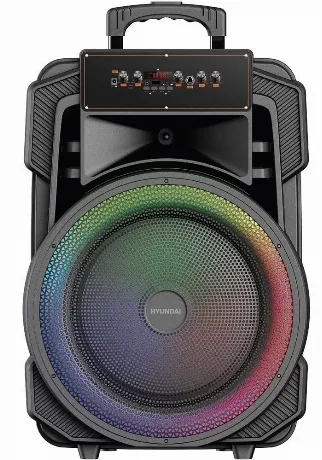 Минисистема Hyundai H-MC1295 черный 35Вт FM USB BT micro SD