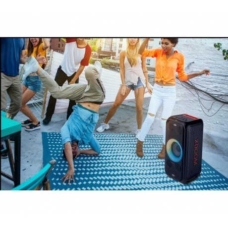 Минисистема LG XBOOM XL5S черный 200Вт USB BT - фото 22