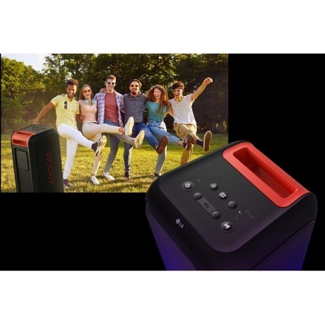Минисистема LG XBOOM XL5S черный 200Вт USB BT - фото 23