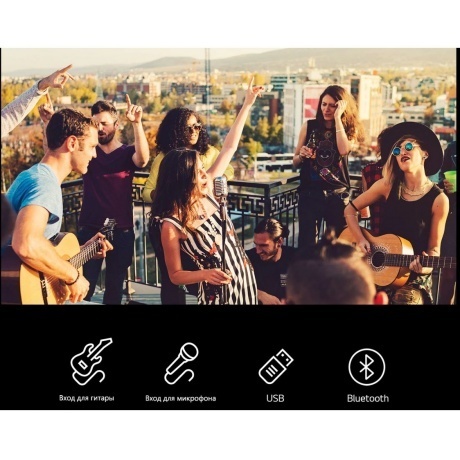 Минисистема LG XBOOM XL5S черный 200Вт USB BT - фото 25