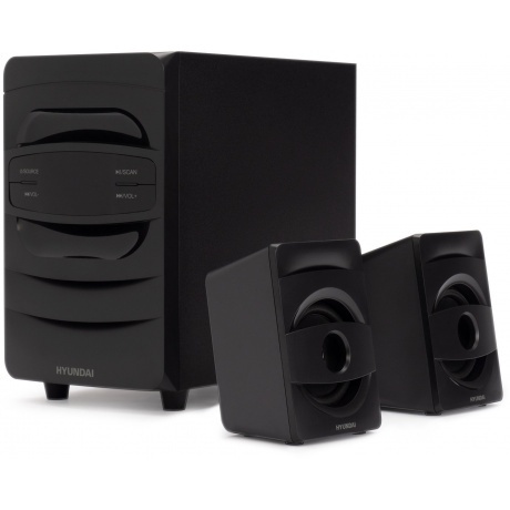 Микросистема Hyundai H-MS1404 черный 30Вт BT - фото 2