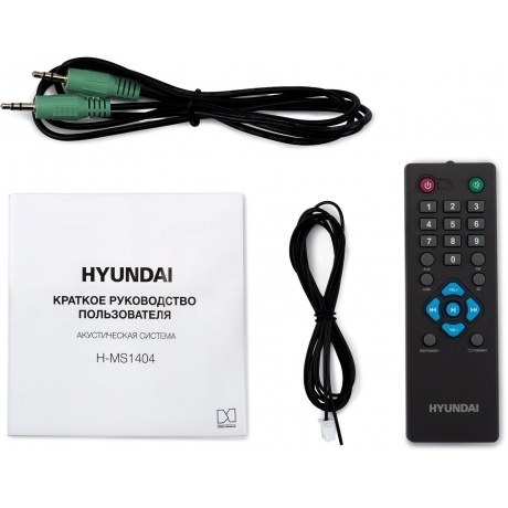 Микросистема Hyundai H-MS1404 черный 30Вт BT - фото 11