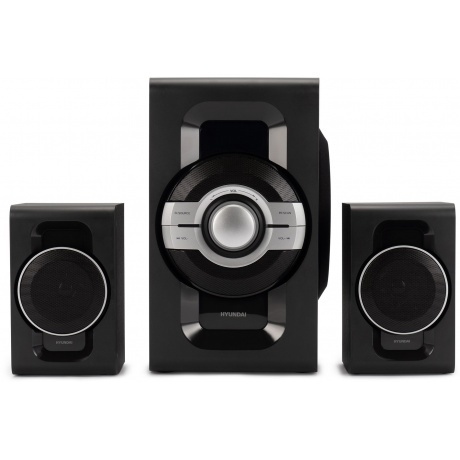 Микросистема Hyundai H-MS1403 черный 60Вт FM BT - фото 3