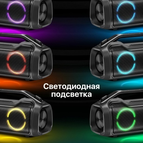 Портативная акустика Defender BLACK BEATBOX 50 (65950) - фото 22
