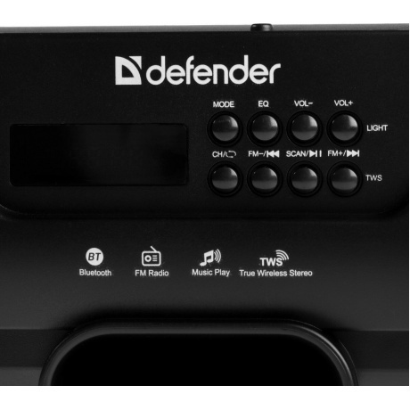 Портативная акустика Defender BLACK BEATBOX 50 (65950) - фото 27