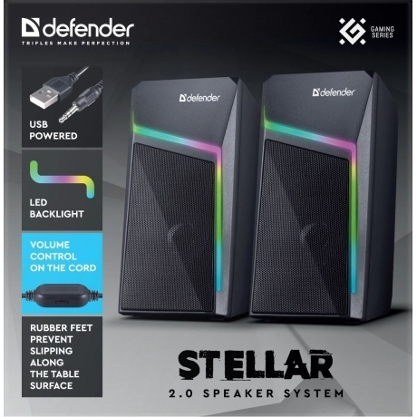 Акустическая система Defender STELLAR BLACK (65043) - фото 9