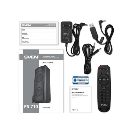 Акустическая система SVEN АС PS-710 100 Вт чёрный - фото 11