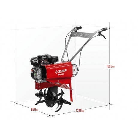 Культиватор бензиновый Зубр МКТ-170 - фото 10