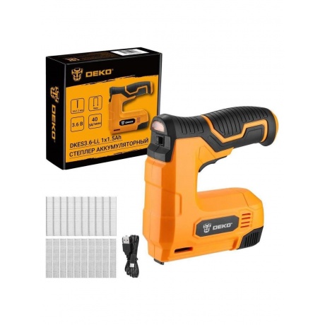Степлер аккумуляторный DEKO DKES36-Li 1х15Ач 2700₽