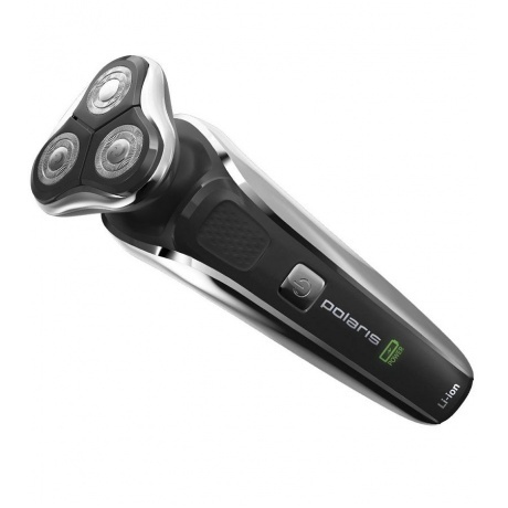 Электробритва Polaris PMR 0307RС Wet&amp;Dry PRO 5 blades+, черный/хром - фото 2