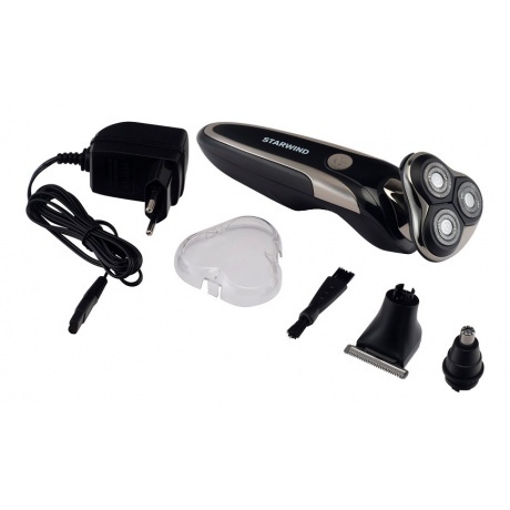 Бритва роторная Starwind SSH 4040 черный - фото 6