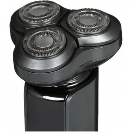 Бритва роторная Hyundai H-SH8080 реж.эл.:3 питан.:аккум. серебристый - фото 5