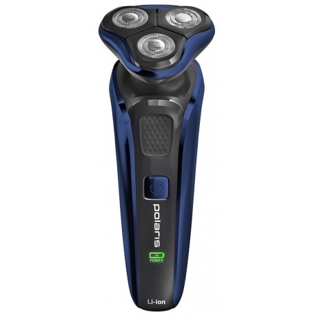 Бритва Polaris PMR 0309RC wet&dry PRO 5 blades+ Черный/Синий хро...