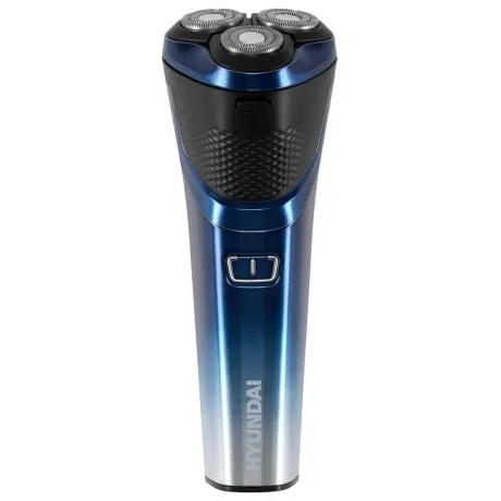 Бритва роторная Hyundai H-SH8089 реж.эл.:3 питан.:аккум. голубой...