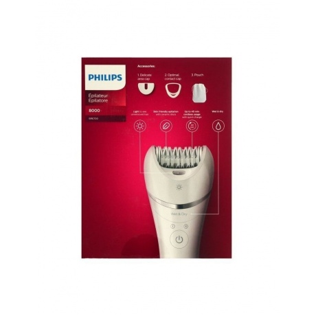 Эпилятор Philips Series 8000  BRE700/04 Цвет: белый - фото 16