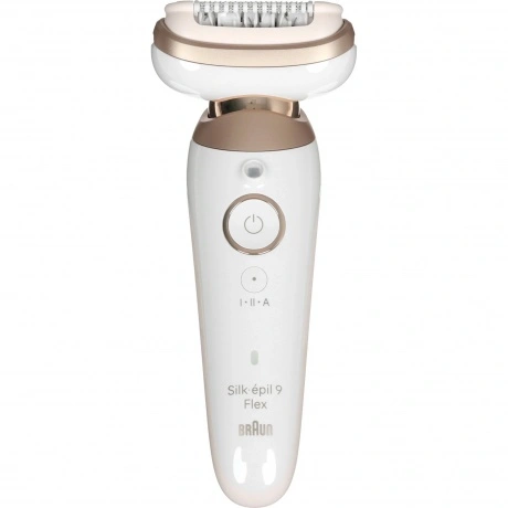 Эпилятор Braun Silk-epil 9 Flex SES 9-011 белый/золотистый