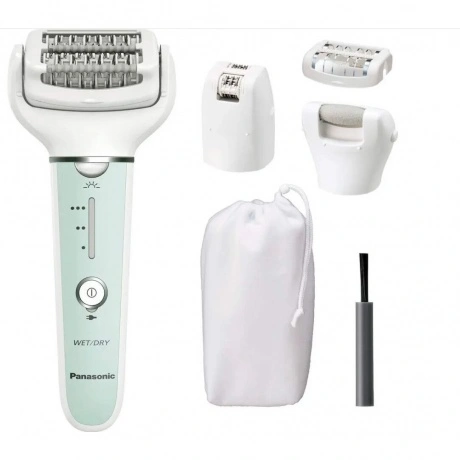 Эпилятор Panasonic ES-EY70-G520 скор.:3 насад.:4 от аккум. белый...