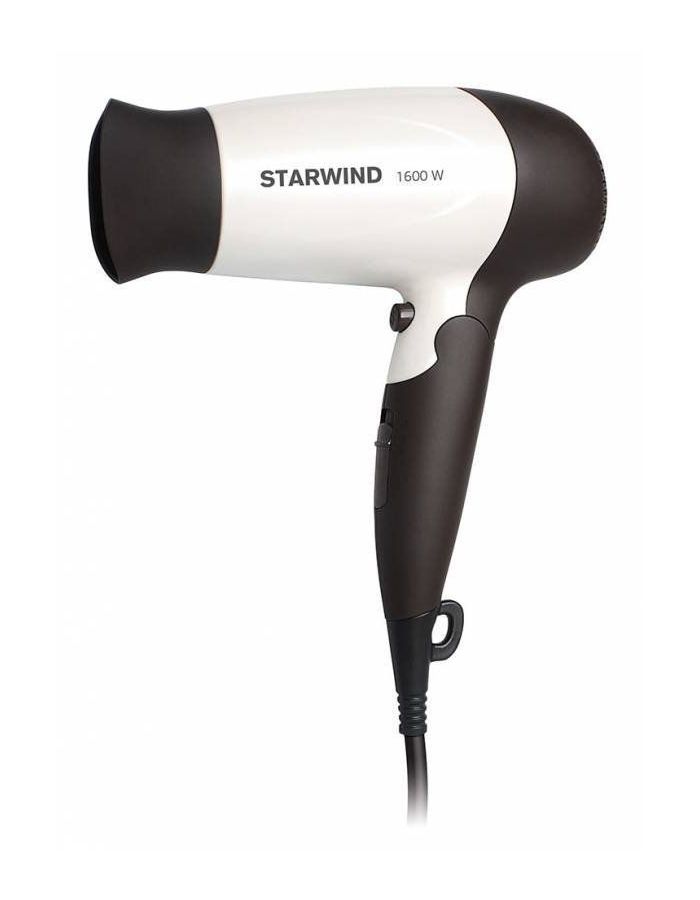 цена Фен Starwind SHT 4517 темно-коричневый-белый