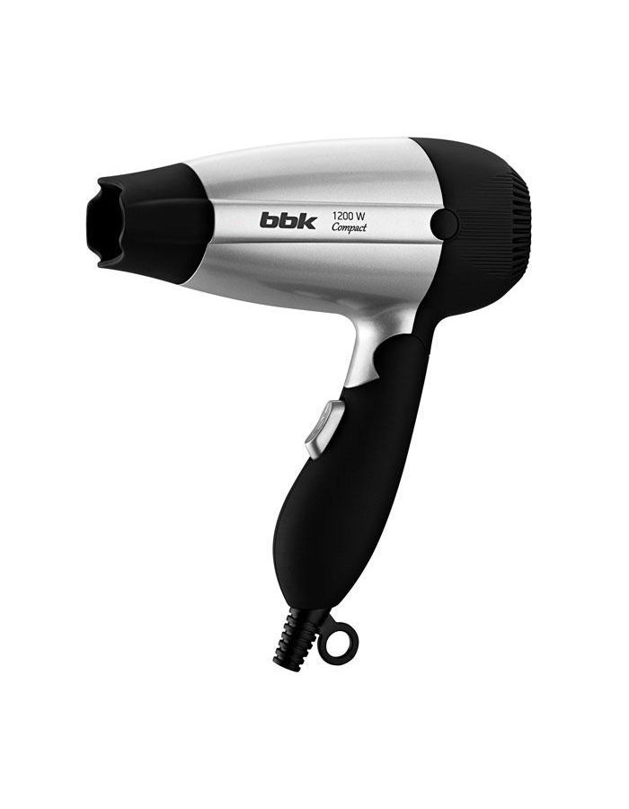 Фен BBK BHD1200 черный/серебро - фото 1