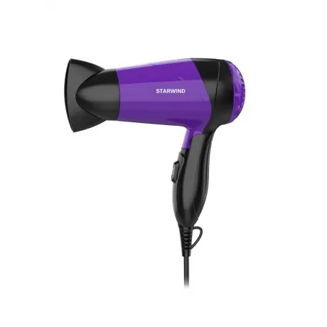 Фен Starwind SHP6102 1600Вт черный/фиолетовый