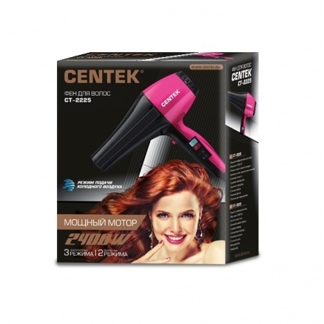 Фен Centek Professional CT-2225 Black/Red - фото 6