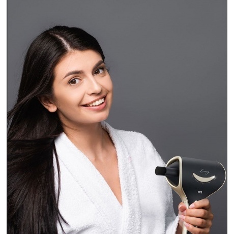 Фен BQ-HD1211M Черный-Золотой - фото 2