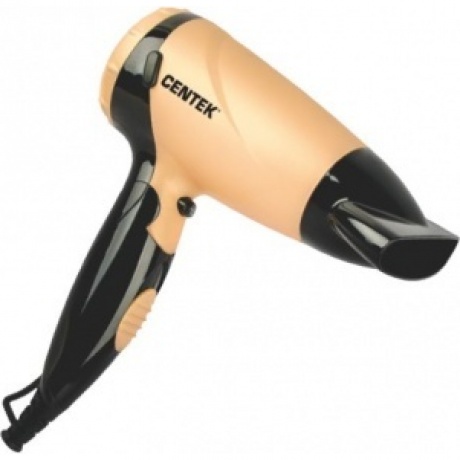 Фен Centek CT-2209 BLG черный/золотой перламутр - фото 1