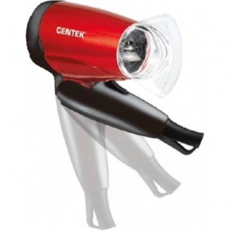 Фен Centek CT-2230 RBL красный/черный - фото 2