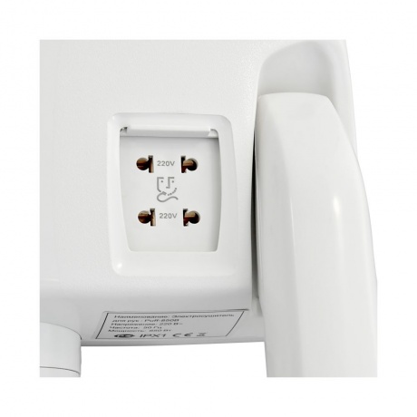 Фен Puff 850B 850Вт белый - фото 4