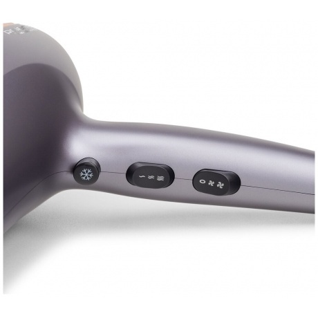 Фен Polaris PHD-2290TI графит/розовое золото - фото 6